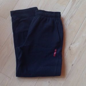 Mens Reebok black  sweat pants, EUC, Med.